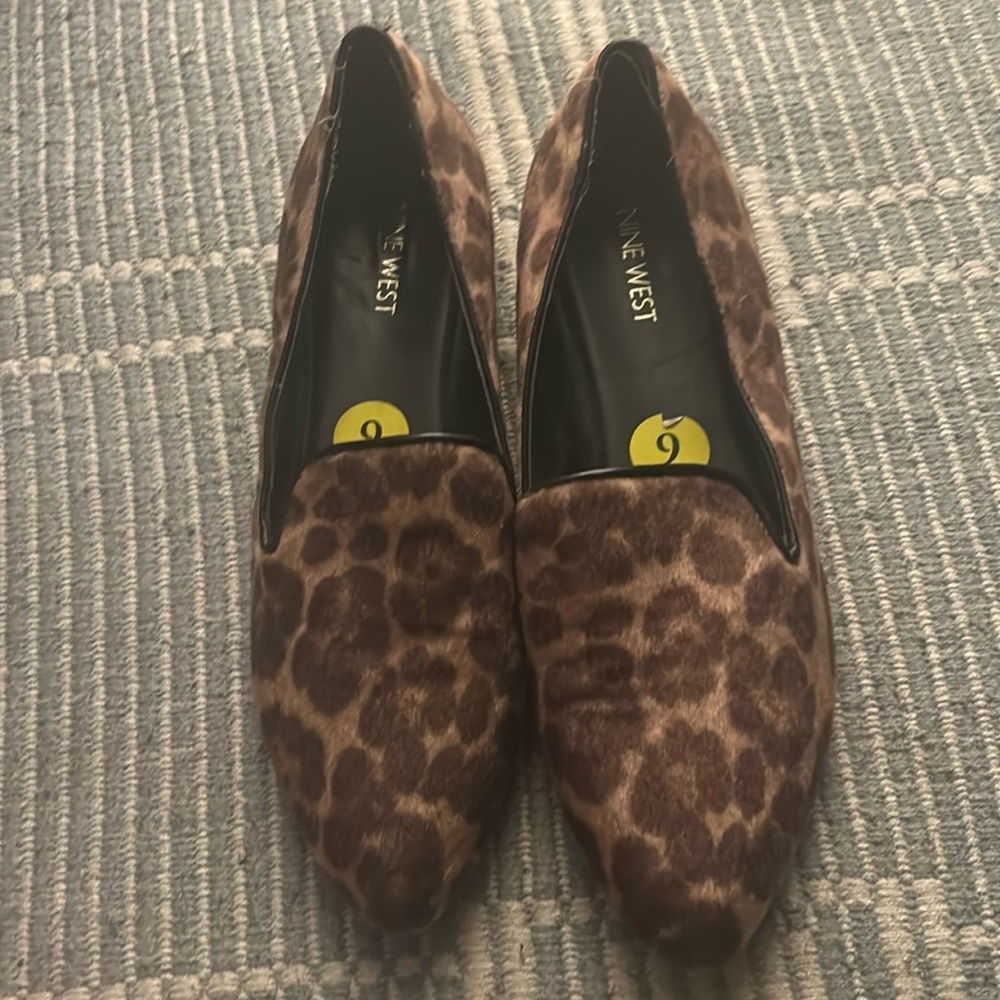 Nine West Leopard Print Flats